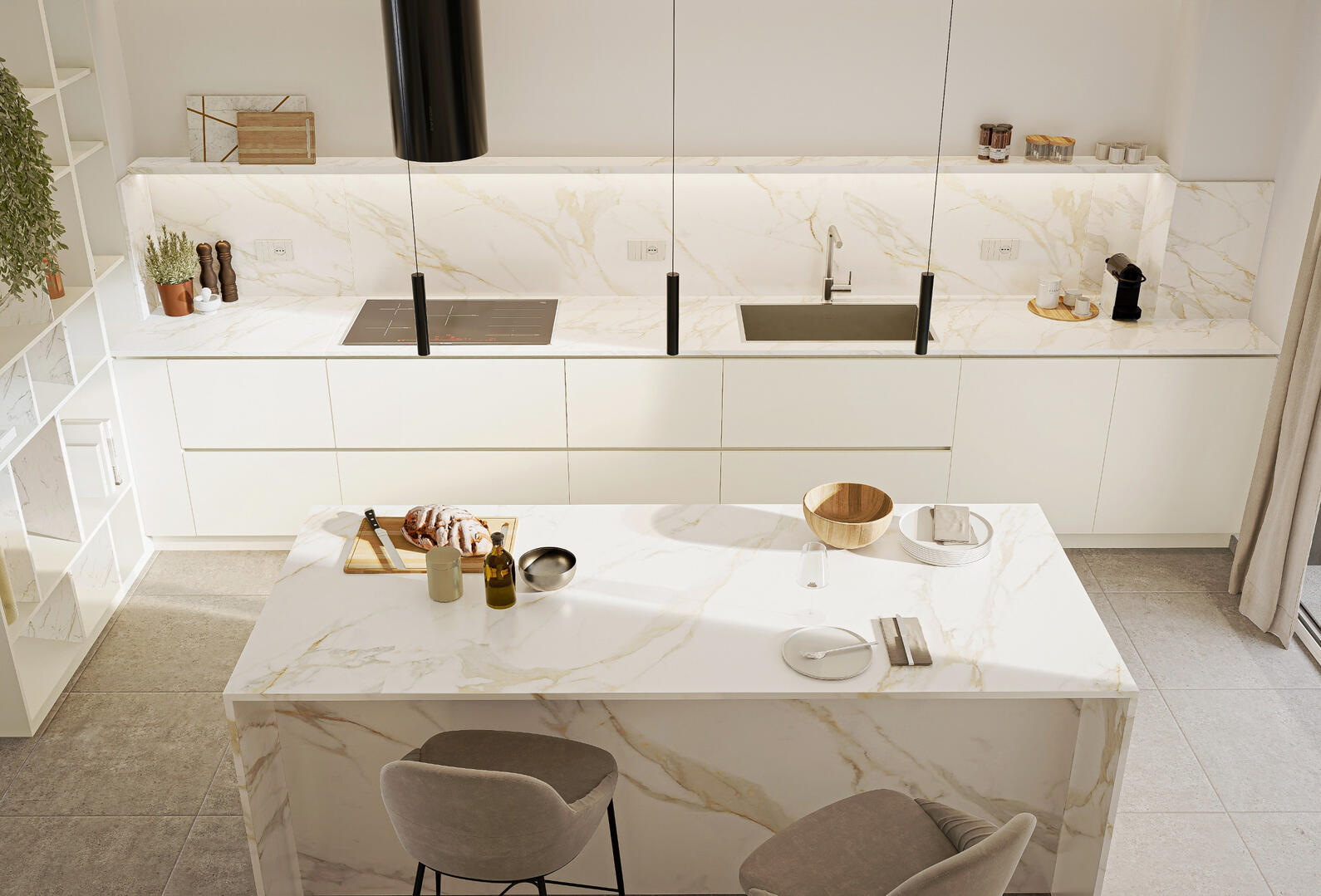 H96 - A Marble's Kitchen